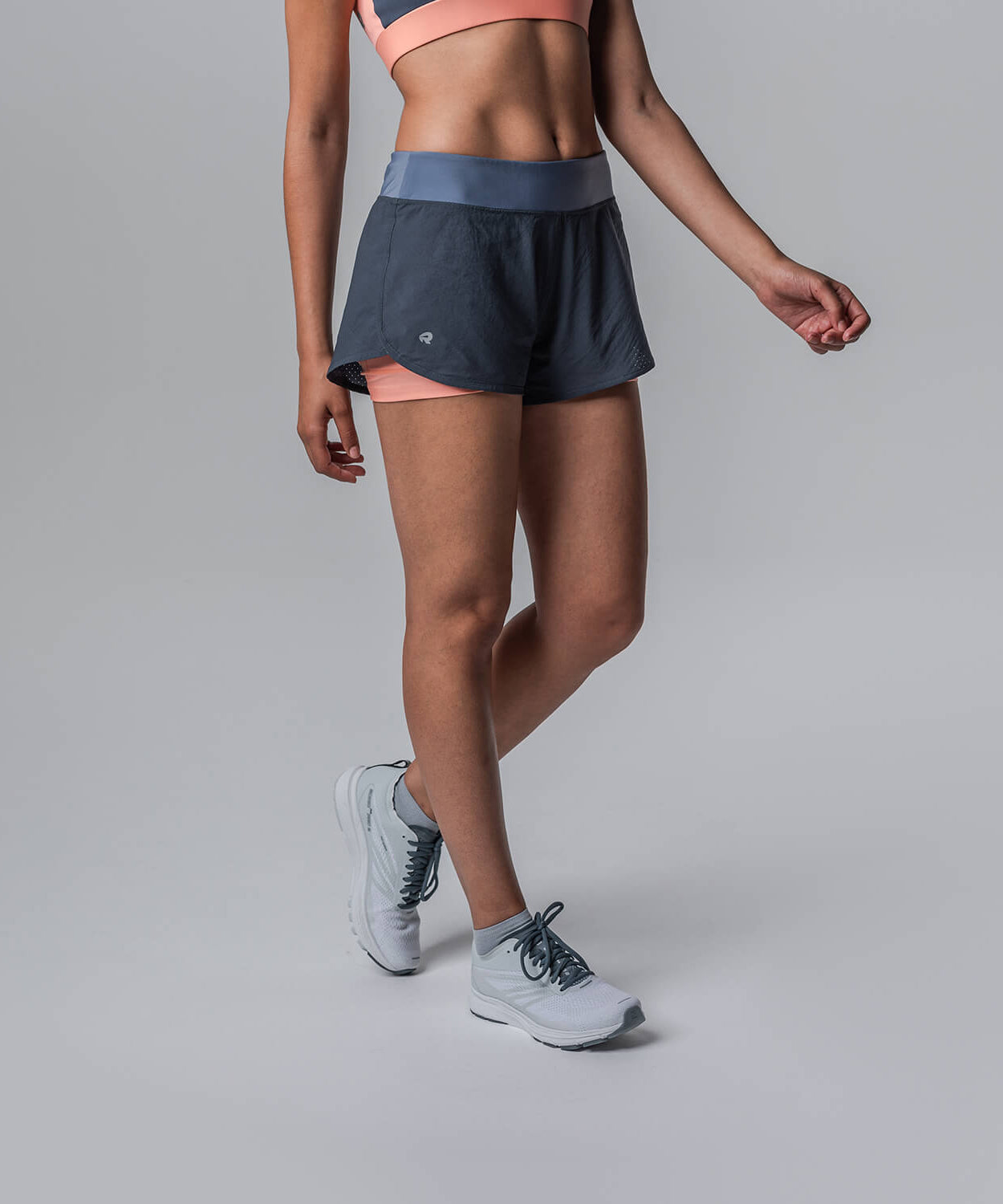 Enfold Woven Two In One Running Shorts | Women's Sports Shorts
